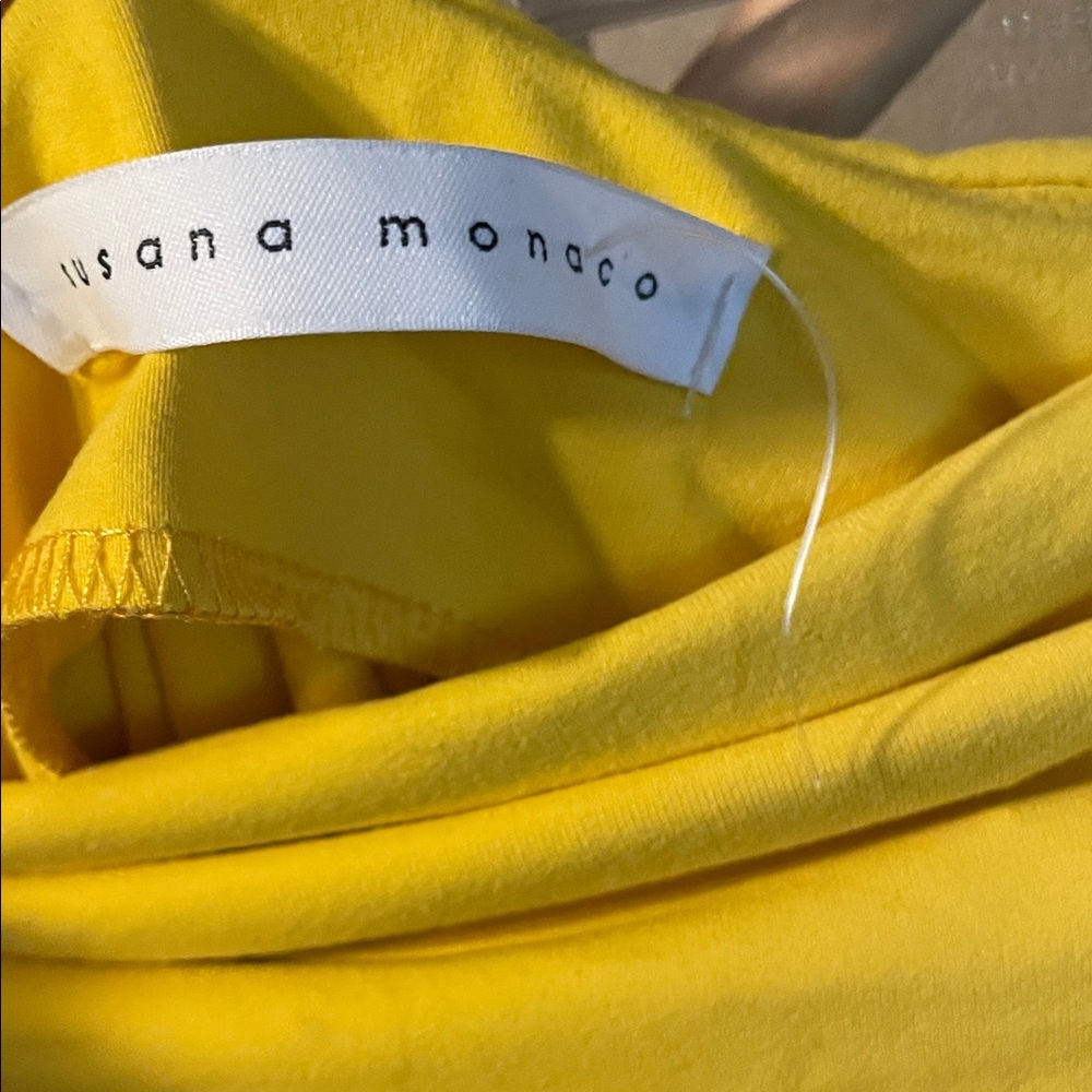 Susana Monaco Strapless Yellow Dress - Picture 5 of 7